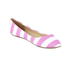 Load image into Gallery viewer, Striped Flats