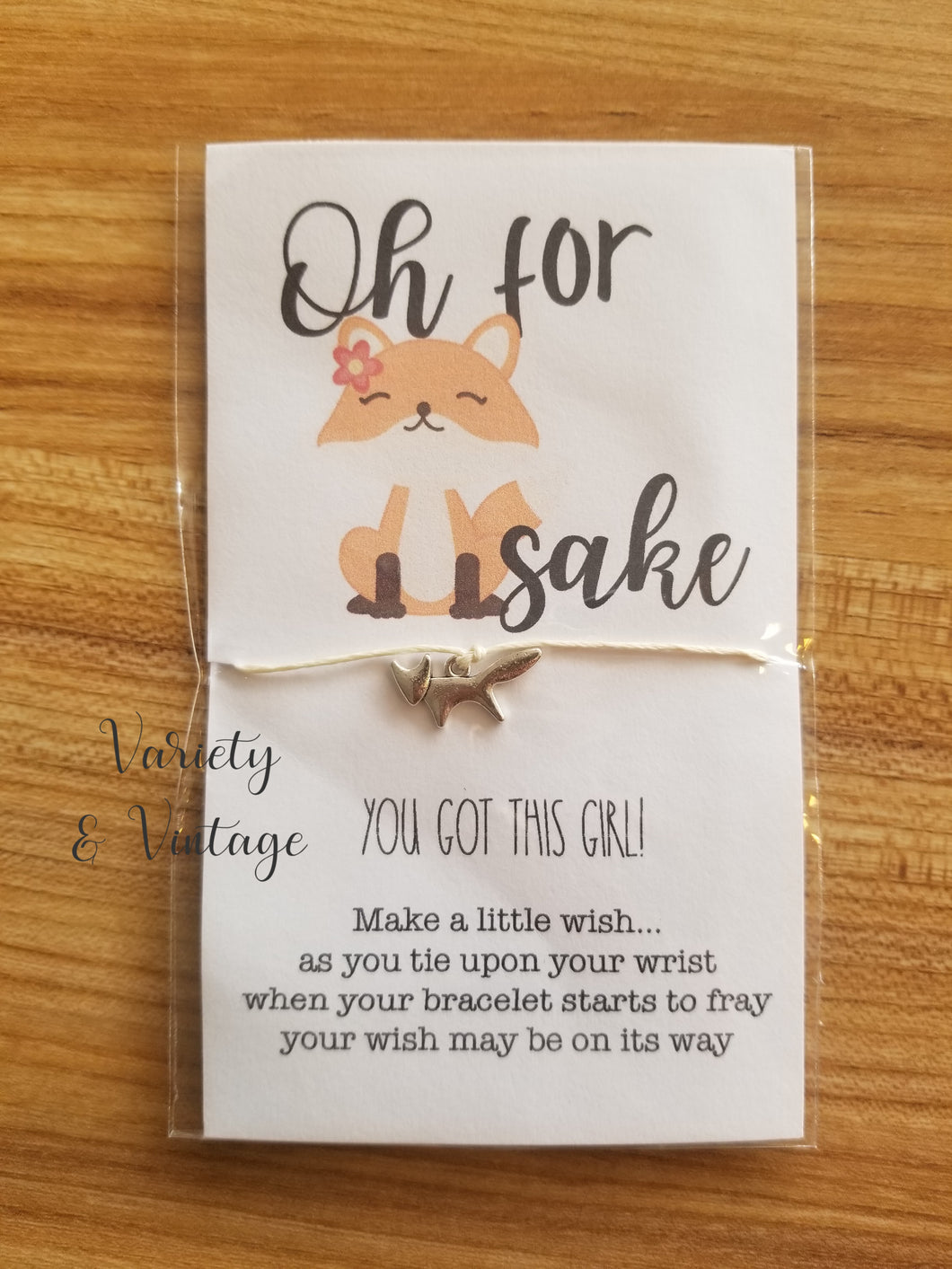 Wish Bracelet- Oh For Fox Sake