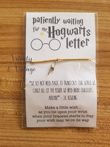 Wish Bracelet- Waiting For My Letter