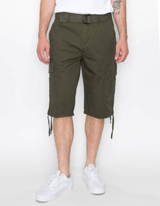 Horizon Messenger Cargo Shorts- Olive